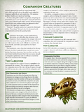 Beastheart and Monstrous Companions Beastheart and Monstrous Companions