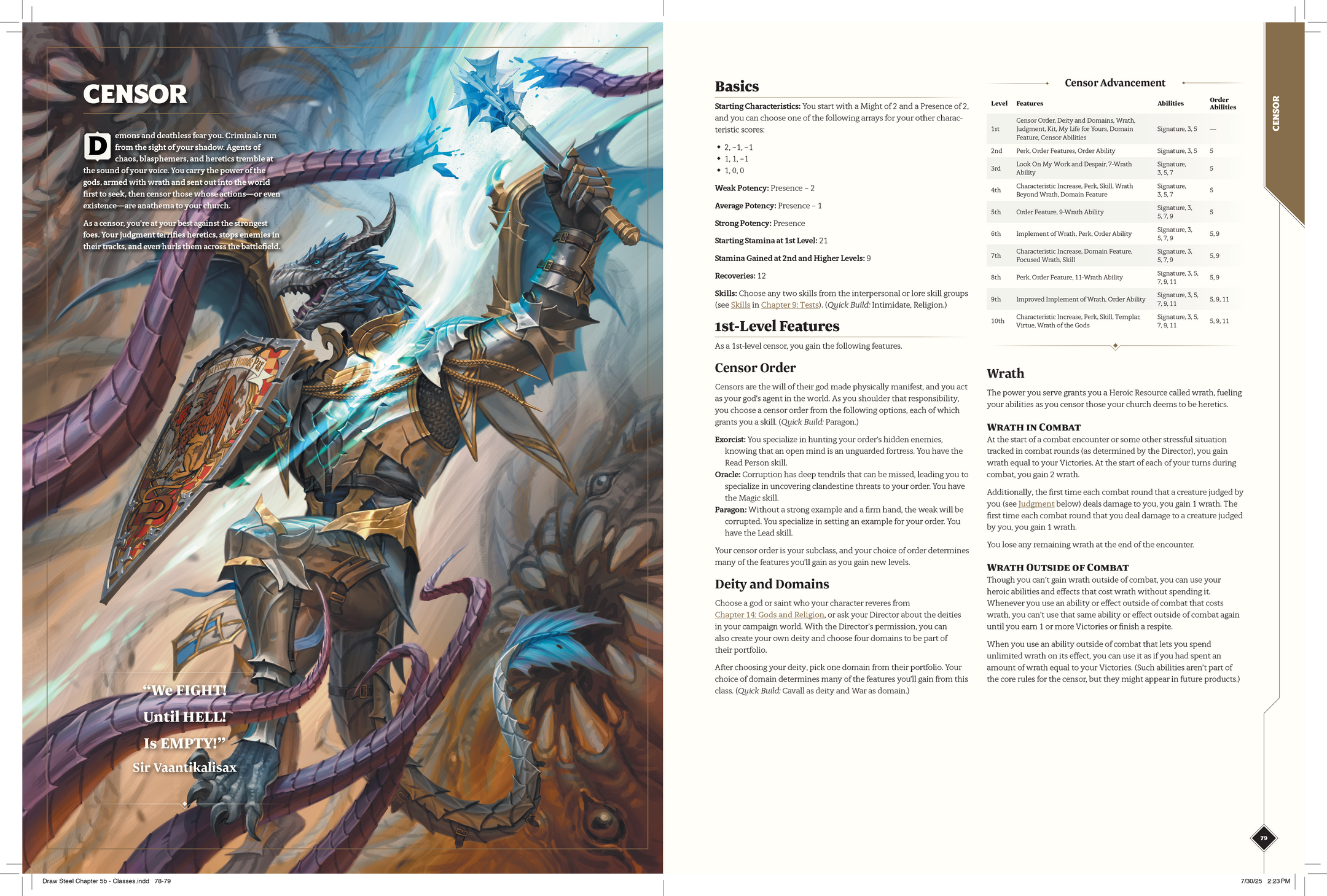 Draw Steel Heroes - PDF