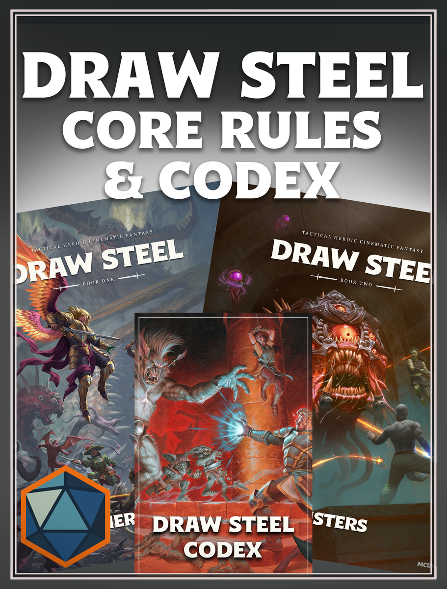 Codex Productions Draw Steel Core Rules Bundle - Hardcover & PDF & Codex