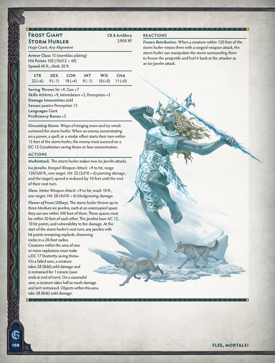 Flee, Mortals! The MCDM Monster Book - Hardcover + PDF