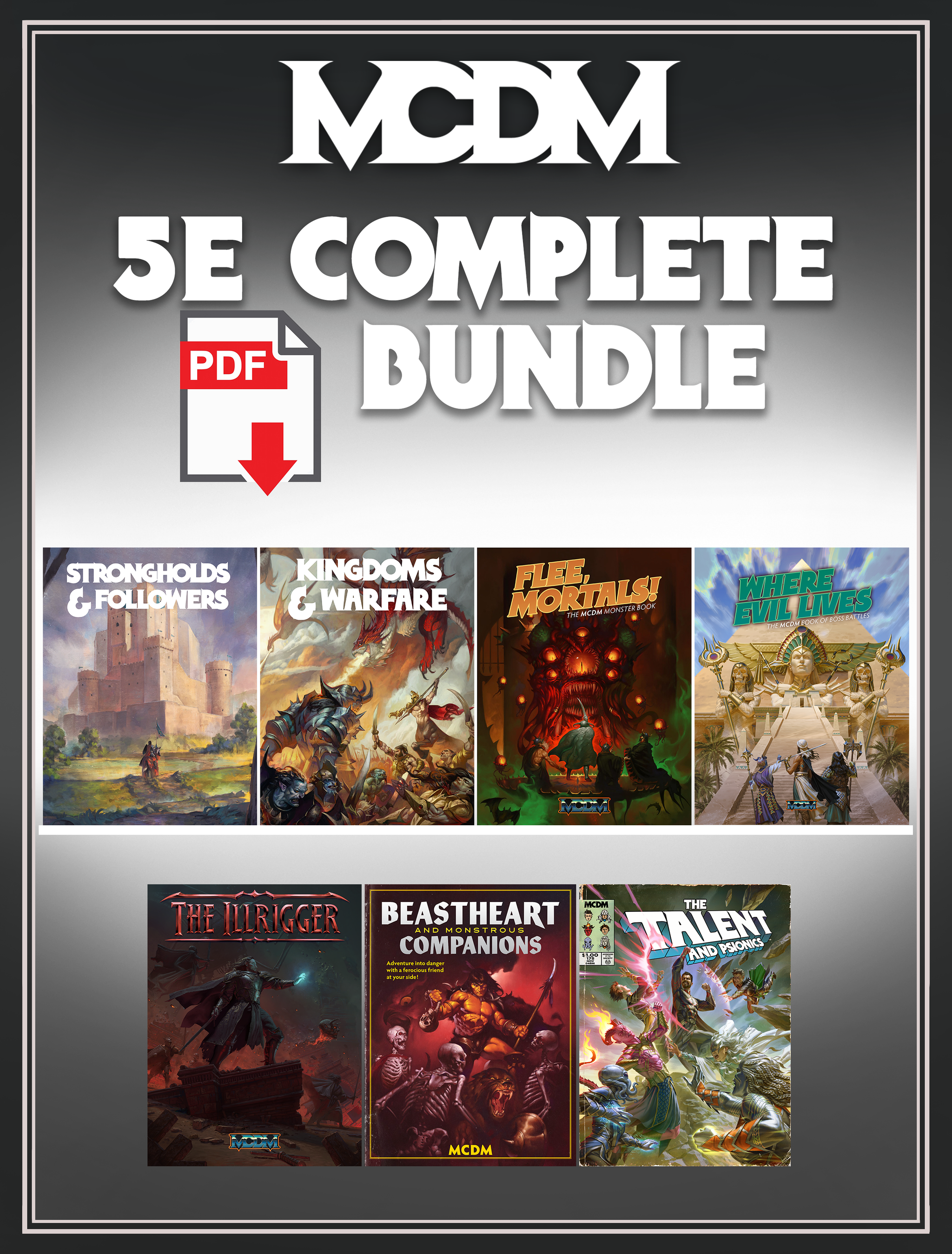 The Complete MCDM 5E PDF Bundle